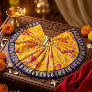 Laddu Gopal 6 Inch Kesari Raj Chora Poshak - Image 3