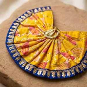 Laddu Gopal 6 Inch Kesari Raj Chora Poshak - Image 2