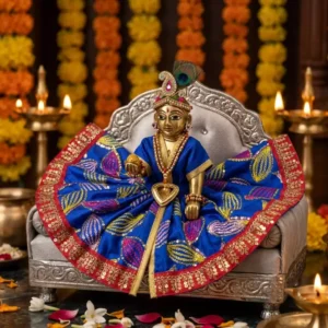 Laddu Gopal 6 Inch Neel Ratna Chora Poshak - Image 1