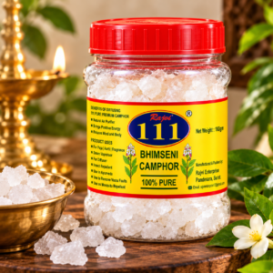 Pure Bhimseni (Original) Solid Camphor for Puja, Aromatherapy & Airfreshner | 100 grams - Image 2