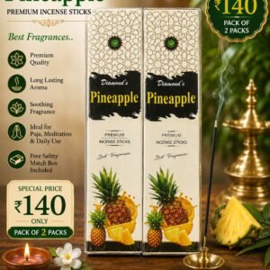 Diamond’s Pineapple Premium Incense Sticks – 2 Pack