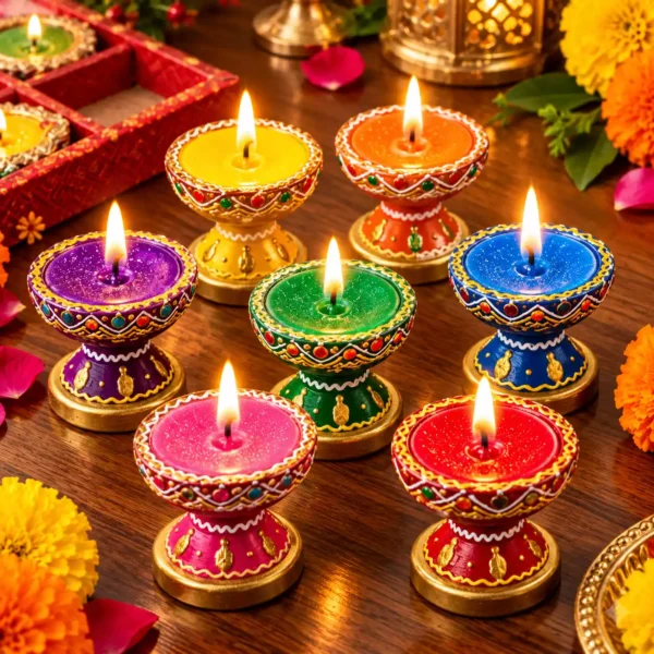 Shringar Diya Candles – Pack of 6